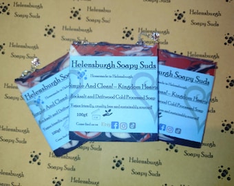 Simple And Clean Soap: Cute Keyblade Charm Soap, Rocksalt and Driftwood scent Nerdy Soap