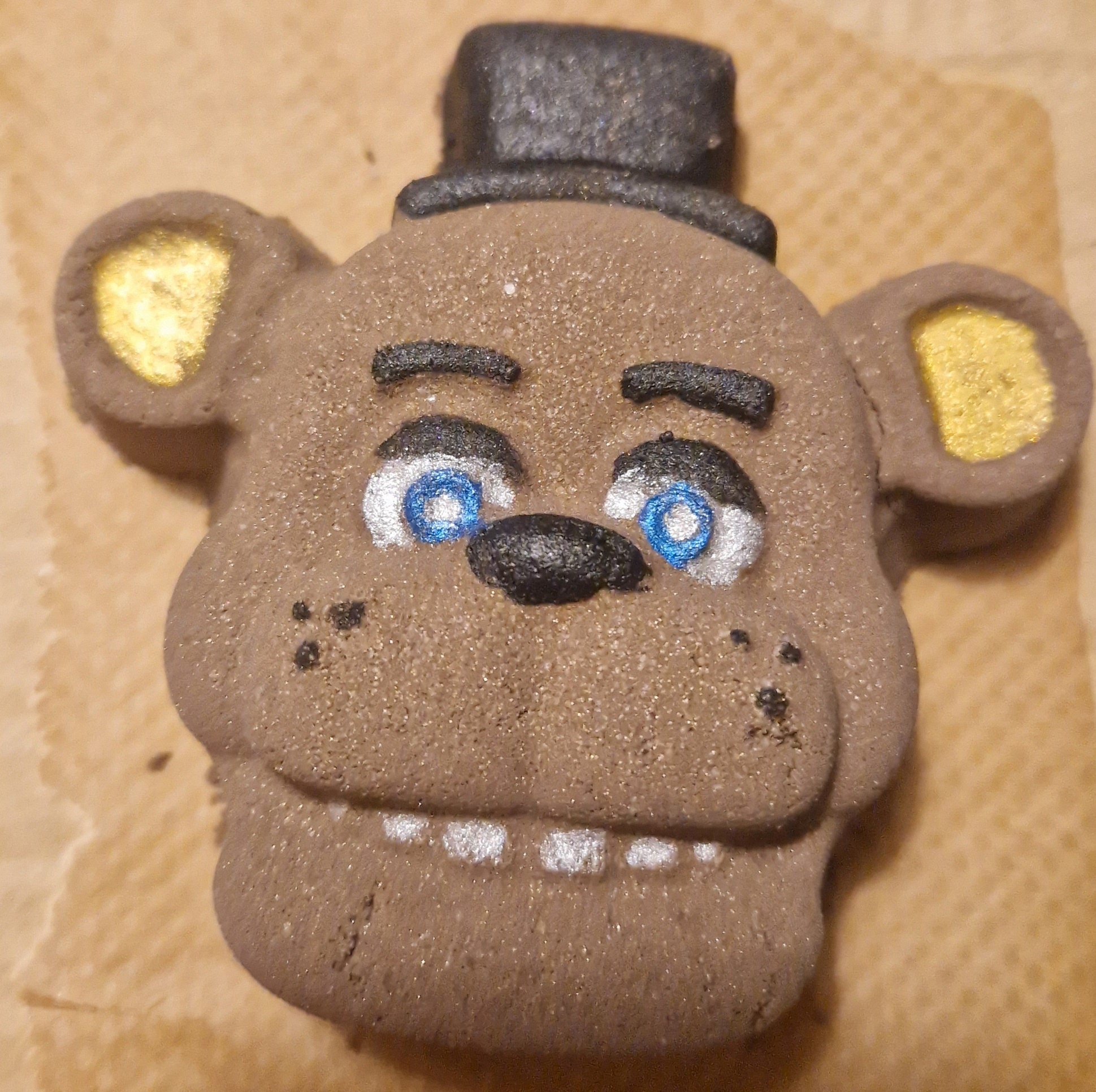 FNaF 1 Freddy Fazbear Head, Five Nights at Freddy's Sticker by  akushibluepaws