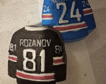 Heated Rivalry Jersey Bathbomb: Ilya/Shane Hockey Bathbomb, Hollander Rozonov Inspired Gift, Booktok Hockey Bathbomb Set