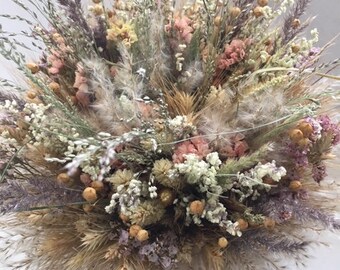 Natural dried bouquet, Wheat bouquet, Home decor, Gift idea, Country wedding, Table decor, Handmade bouquet, Floral arrangement, Flowers