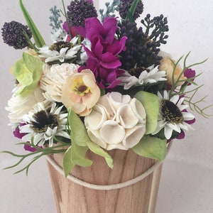Artificial floral arrangement, Spring flowers, Gift idea, Mother&#39;s day, Table decor, Home decor, Handmade arrangement, Table centerpiece