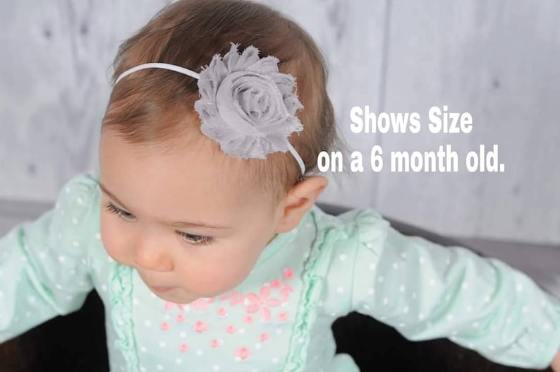 Newborn Headband Set Set of 3 Chiffon Flower Baby Headbands Preemie Headbands Newborn Headbands Headband Gift Set Baby Headband Set