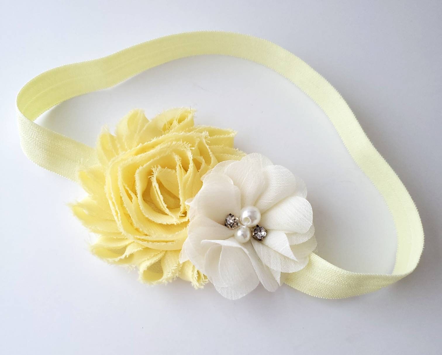 yellow newborn headband