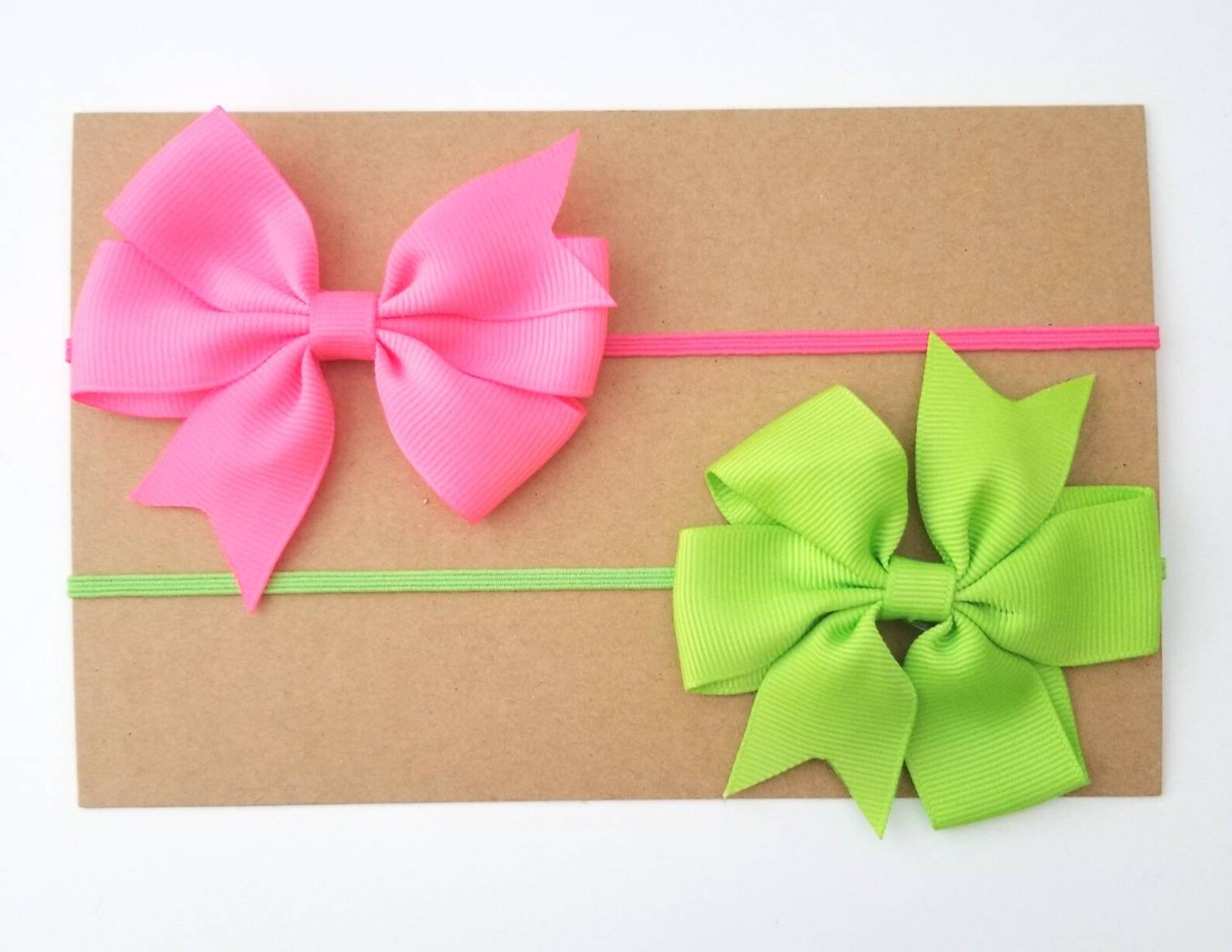 Neon Headband Set Neon Headbands Neon Pink Headband Neon Etsy