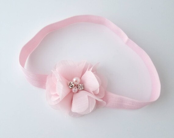 baby pink hair band