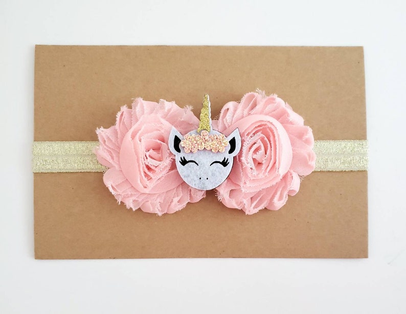 Peach Headband Peach and Gold Unicorn 1st Birthday Headband Unicorn Headband Unicorn Cake Smash Gold 1st Birthday Hair Bows