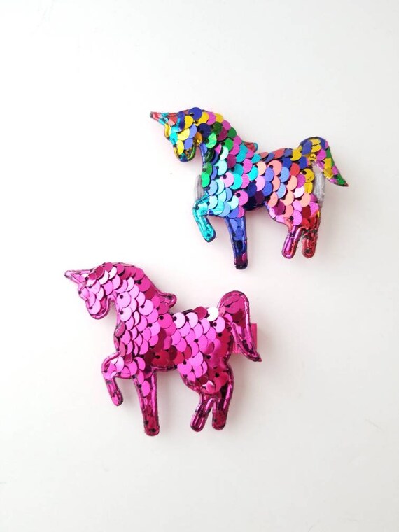 SLOVER Stylish Hair Accessories  Unicorn Hair Clips  Alligator Clip   Hair Pins For Baby  Girls Multicolor