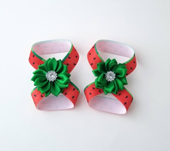 watermelon baby sandals