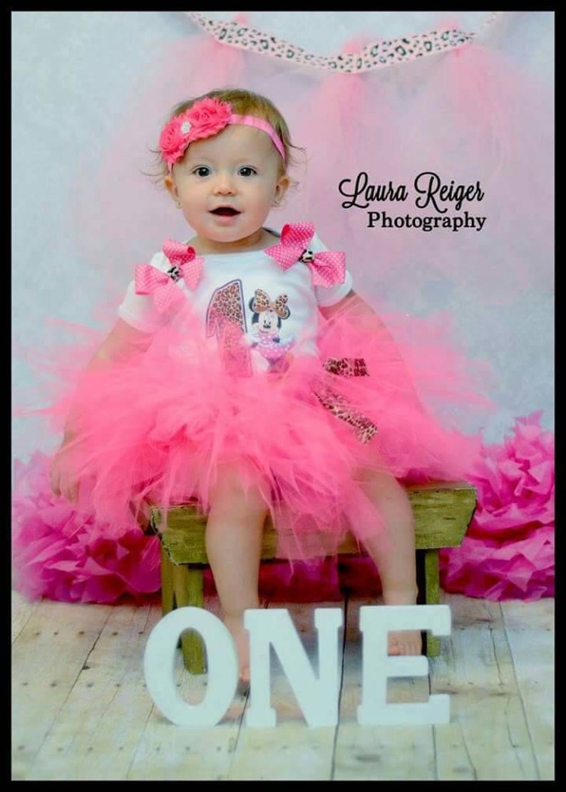 hot pink baby headband