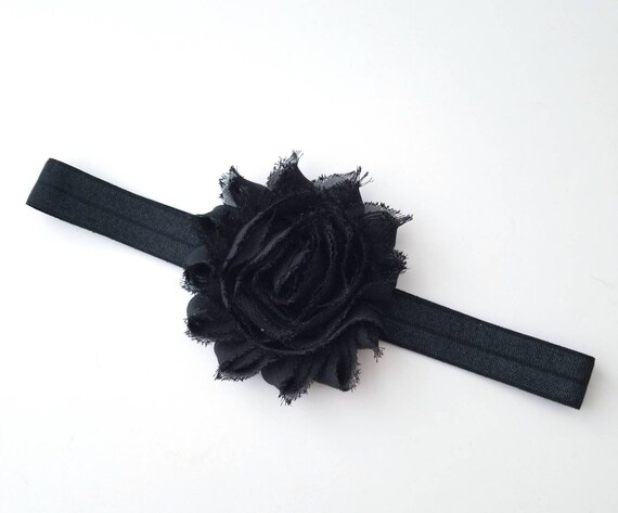black newborn headband