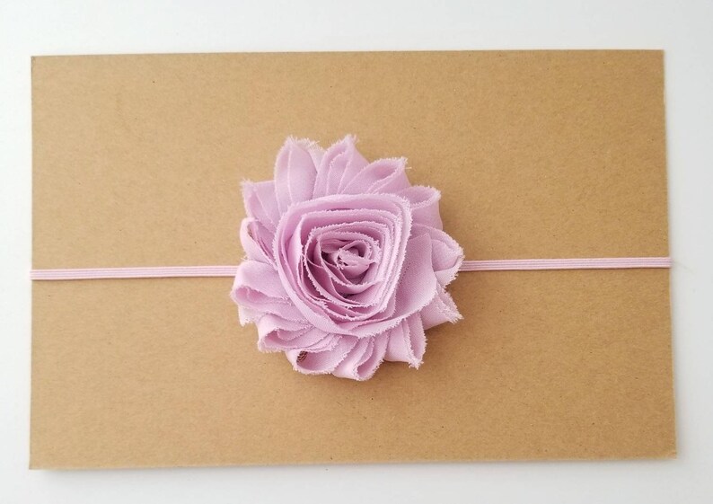 Dusty Pink Baby Headband Dusty Pink Headband Preemie Headband Newborn Headband Pale Mauve Headband Light Mauve Headband Pink Headband