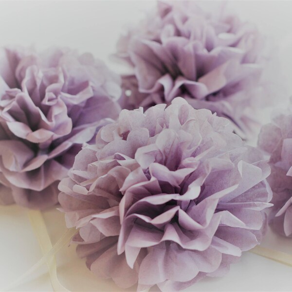 Mini Tissue Pom Poms Etsy
