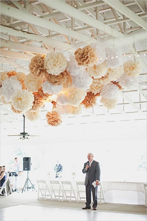 Paper flowers hanging clearance from ceiling