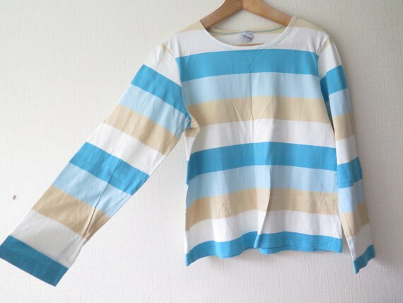Marimekko Women's Cotton Top, Long Sleeve Size XL