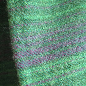 Plaid Blanket par Viola Gråsten Tidstrand, Green Wool Winter Warm Throw vintage Home Decor 5-36-28 image 10