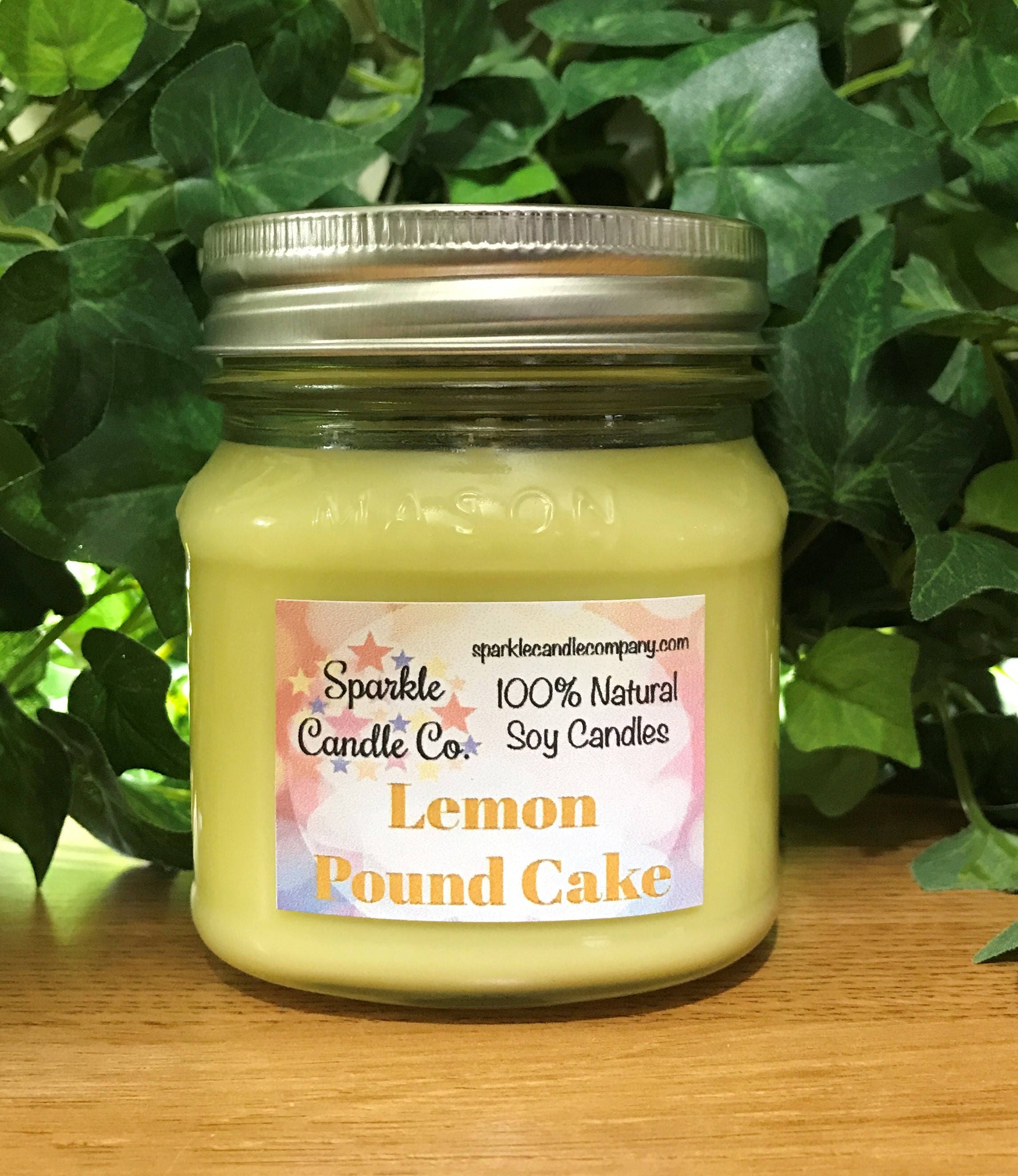 Soy Candle LEMON POUND CAKE Scented Candle Homemade Candle Etsy