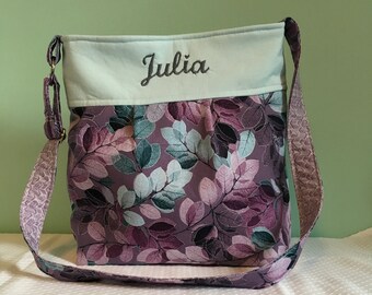 Purple and Mint Green Ladies Handbag | Women's Purse | Free Personalization!! | Over the Shoulder Diaper Bag