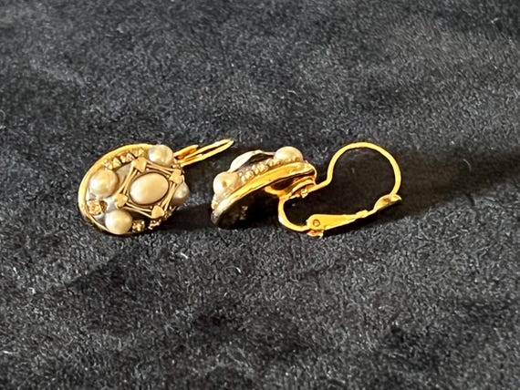 Michal Golan Pearl Earrings: Multicolor Gemstone … - image 5