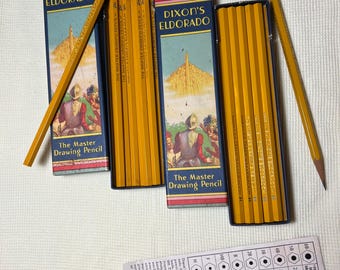 Vintage Dixon Eldorado Architect Drawing Pencils: H & 2H Grades