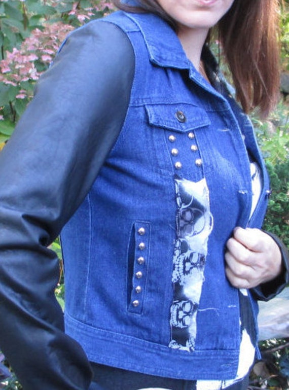 Vegan denim cheap jacket