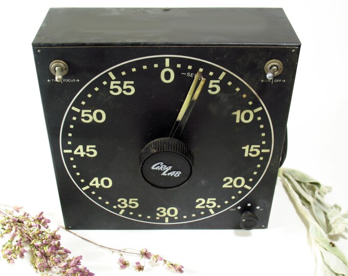 Darkroom Timer Glow in Dark Clock Photography Supplies Etsy