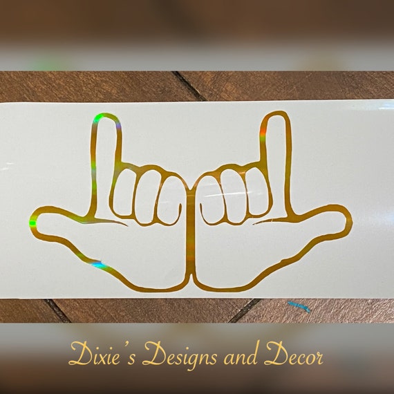 Download Gang Gang Hands Vinyl Decal Etsy