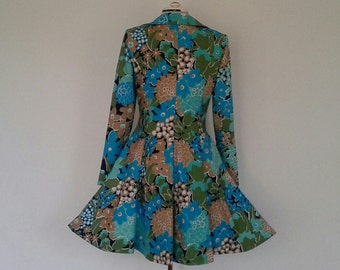 Summer floral patterned jacket/ coat. UK size 8/10 US size 4