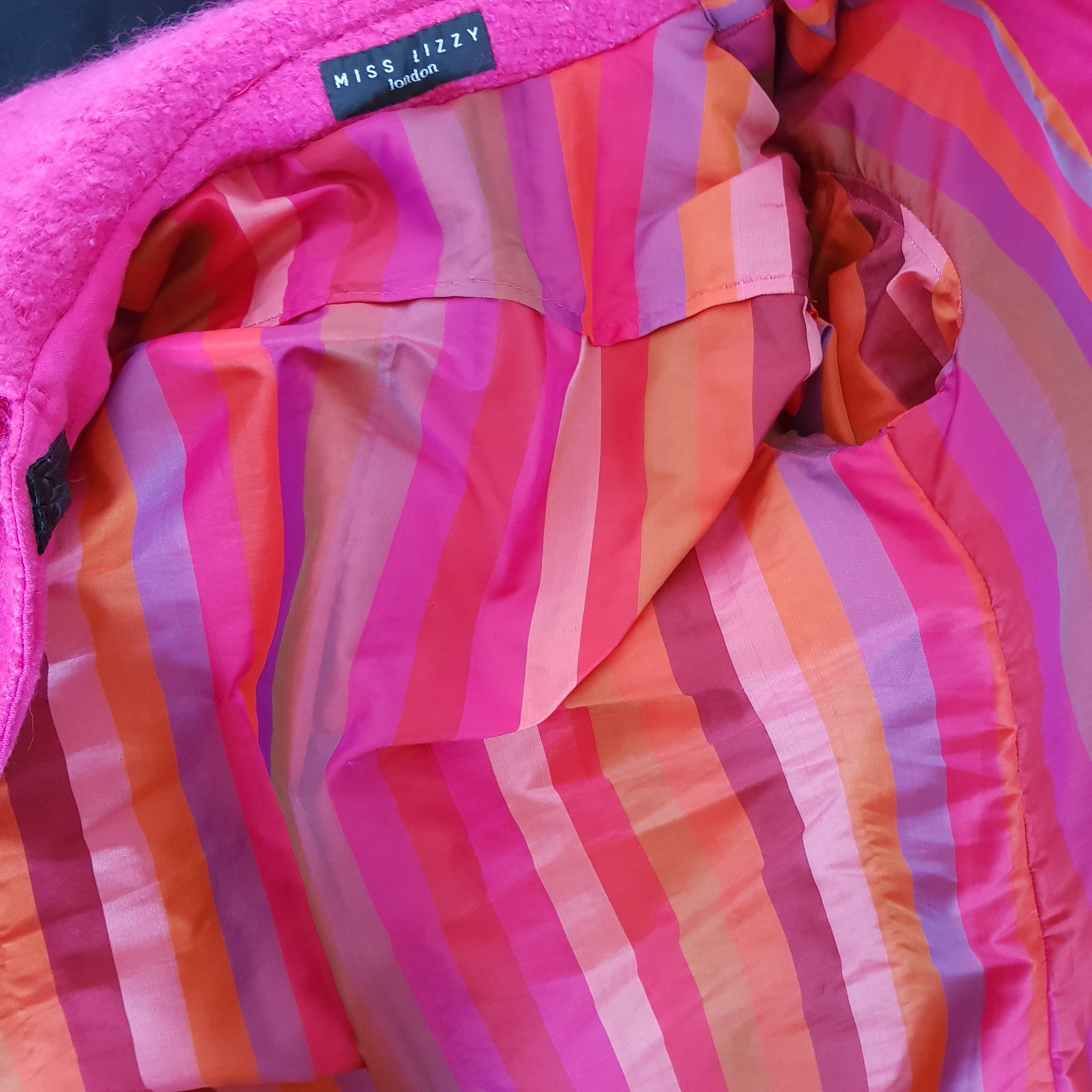 Hot Pink Mohair Jacket in a UK Size 812 or US Size 610 Etsy UK