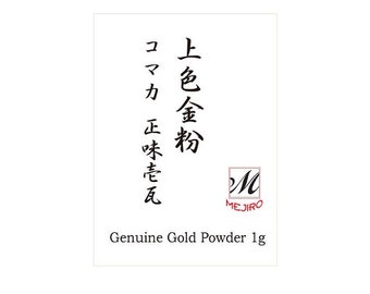 High-Quality Genuine Gold Powder for Kintsugi Repair and Makie from Japan, Keshifun, Real Gold