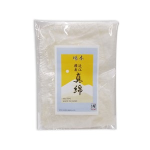 Raw Silk 100% Cotton Sheet, Mawata 7.5 grams for Kintsugi Repair from Japan