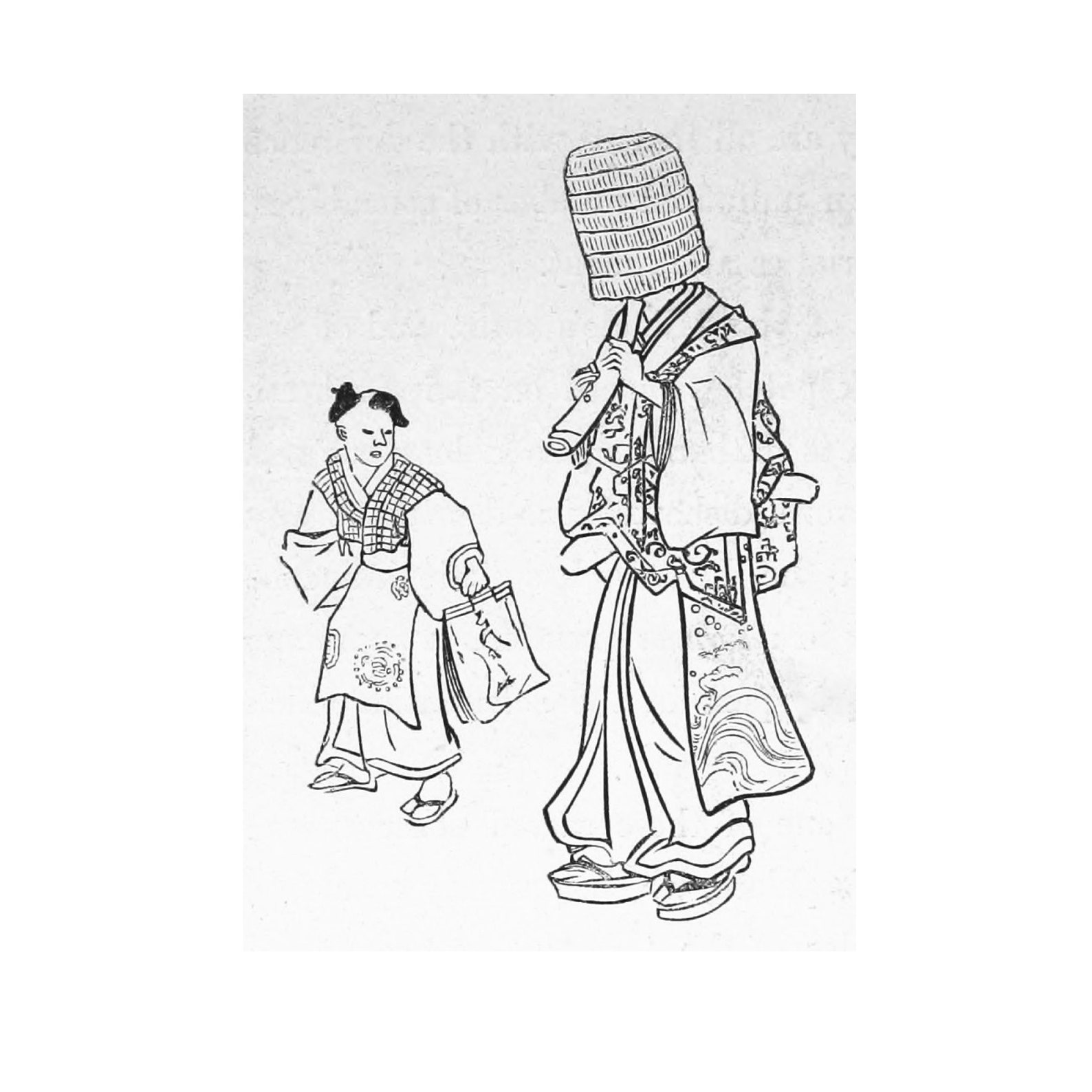 Komuso Tengai Hat rattan for Japanese Zen Monk and Shakuhachi Player Etsy