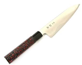 Urushi Hocho All-purpose Japanese Traditional Hocho Knife, Perfect Gift Ideas! Karanuri or Monsha Finish