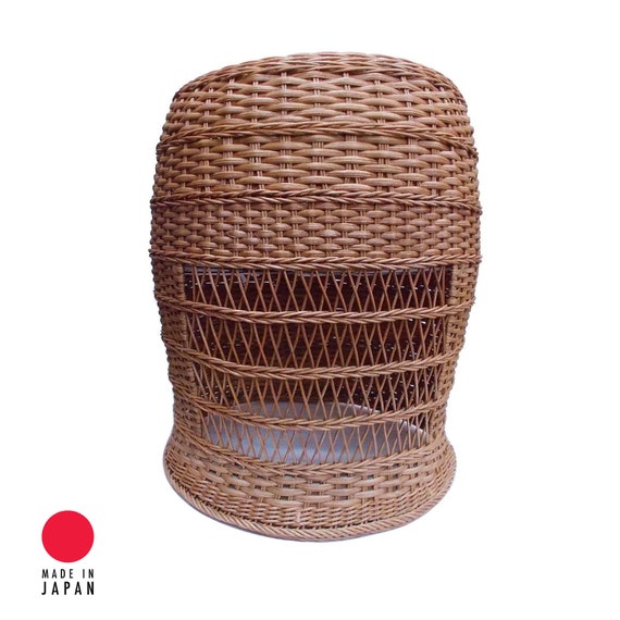Komuso Tengai Hat Rattan for Japanese Zen Monk and Shakuhachi Etsy