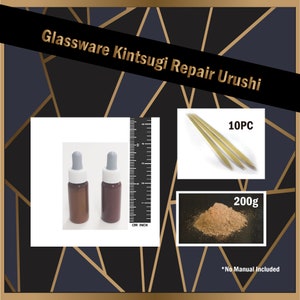 Glassware Kintsugi Repair Urushi, Urushi For Glasses, Food Safe, No Manual Included