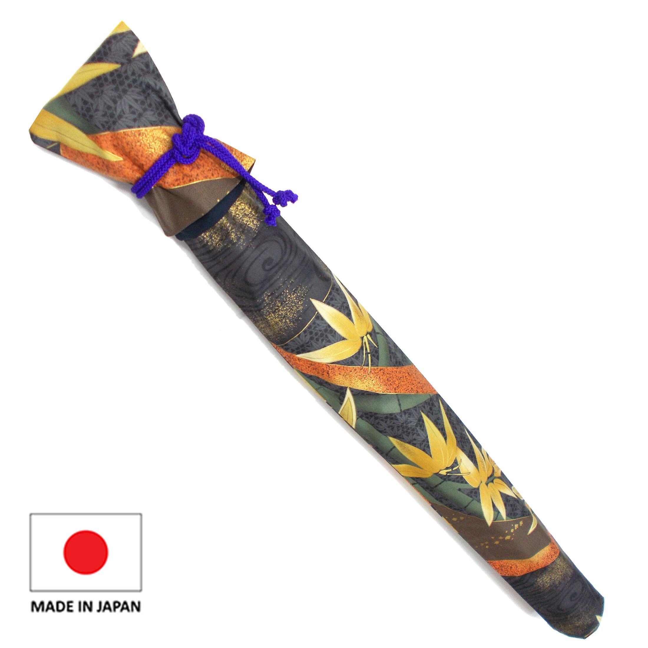 Cotton Long Japanese Bamboo Flute Case, Zen Flute Case, Shakuhachi Case