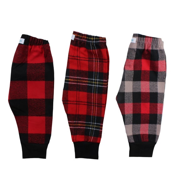 Buffalo Plaid Flannel Boy Pants Toddler Pants Fall Winter Boy Pants Baby Leggings Buffalo Check Red Black Blue Gray Baby Leggings