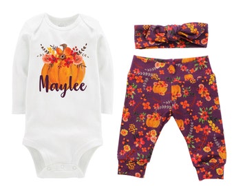 pumpkin leggings baby