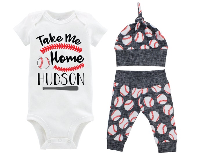 personalized baby going home outfit