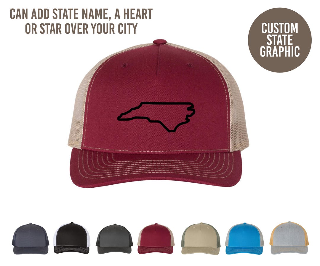 Orange Knoxville, Tennessee Star State Trucker Hat main image 0
