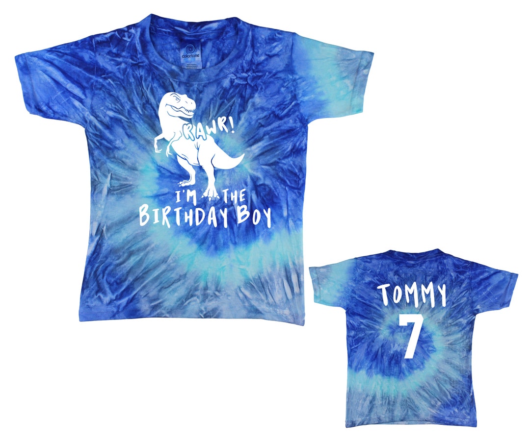 birthday boy dinosaur shirt