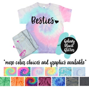 BEST FRIEND SHIRTS, Tie-dye Shirts, Twin Day Shirts, Rainbow