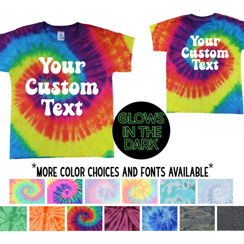 Paradise Neon Tie-Dye Cropped T-Shirt - Unisex, Hand-Dyed, 100% Cotton - View #3