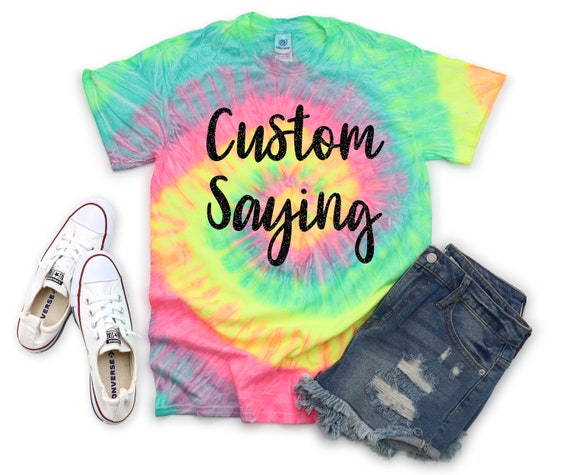 custom pastel tie dye shirts