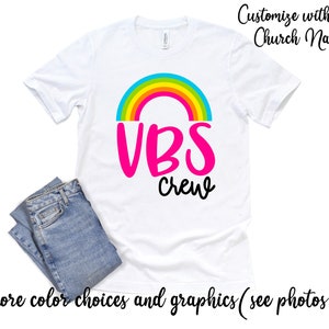 Vbs Lettering Custom VBS Church Shirts Personalized Vacation Bible School Shirts ...