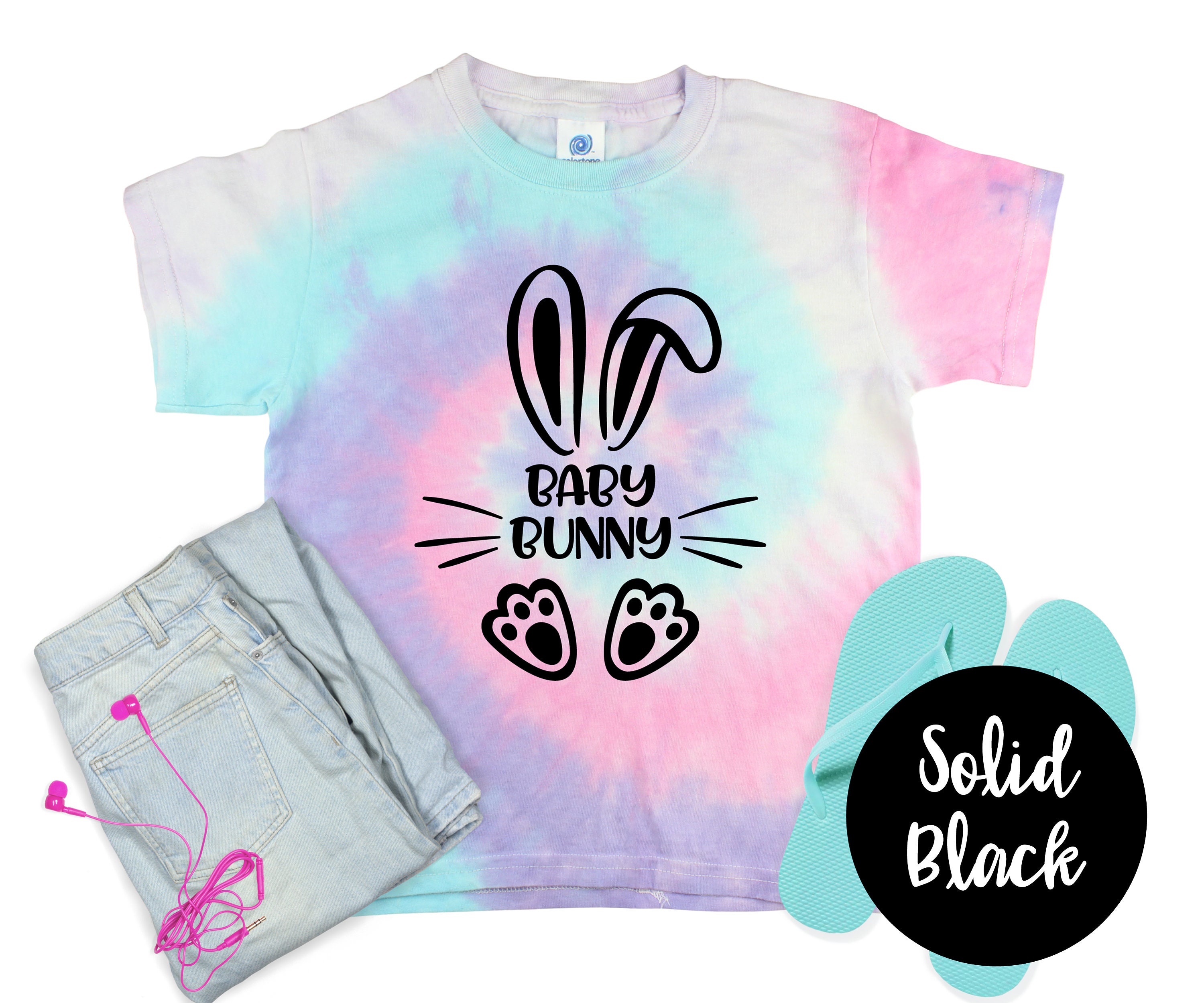 Baby Bunny Easter Tie Dye Shirt Easter 