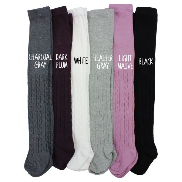 Off-White Yarn-dyed Winter Tights