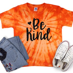 Be Kind Girl Neon Pastel Tie Dye Shirt Galaxy Bright Black | Etsy