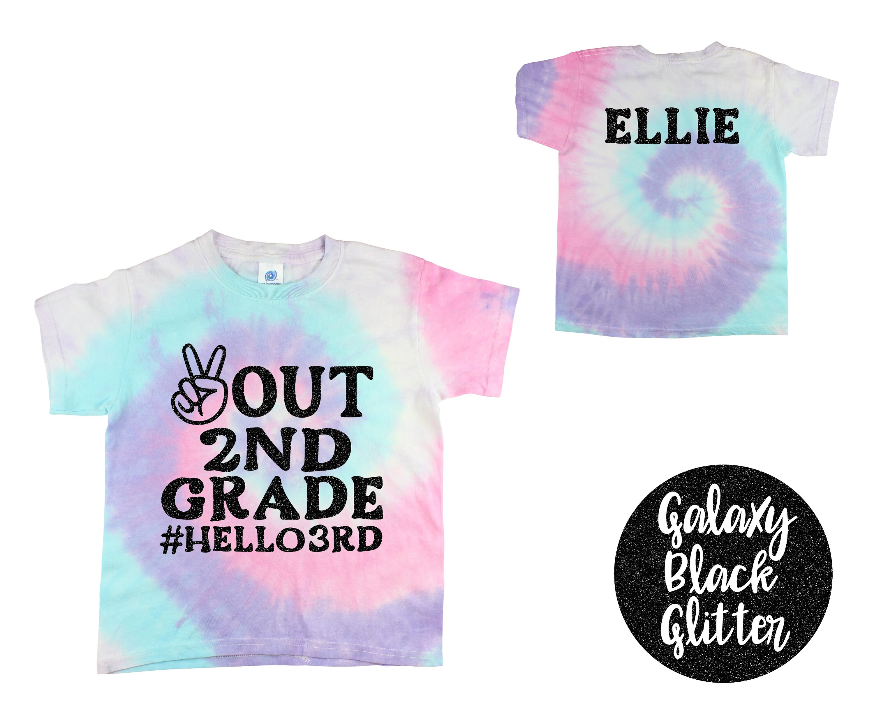 2nd Grade Hello 3rd Tie Dye Shirt 