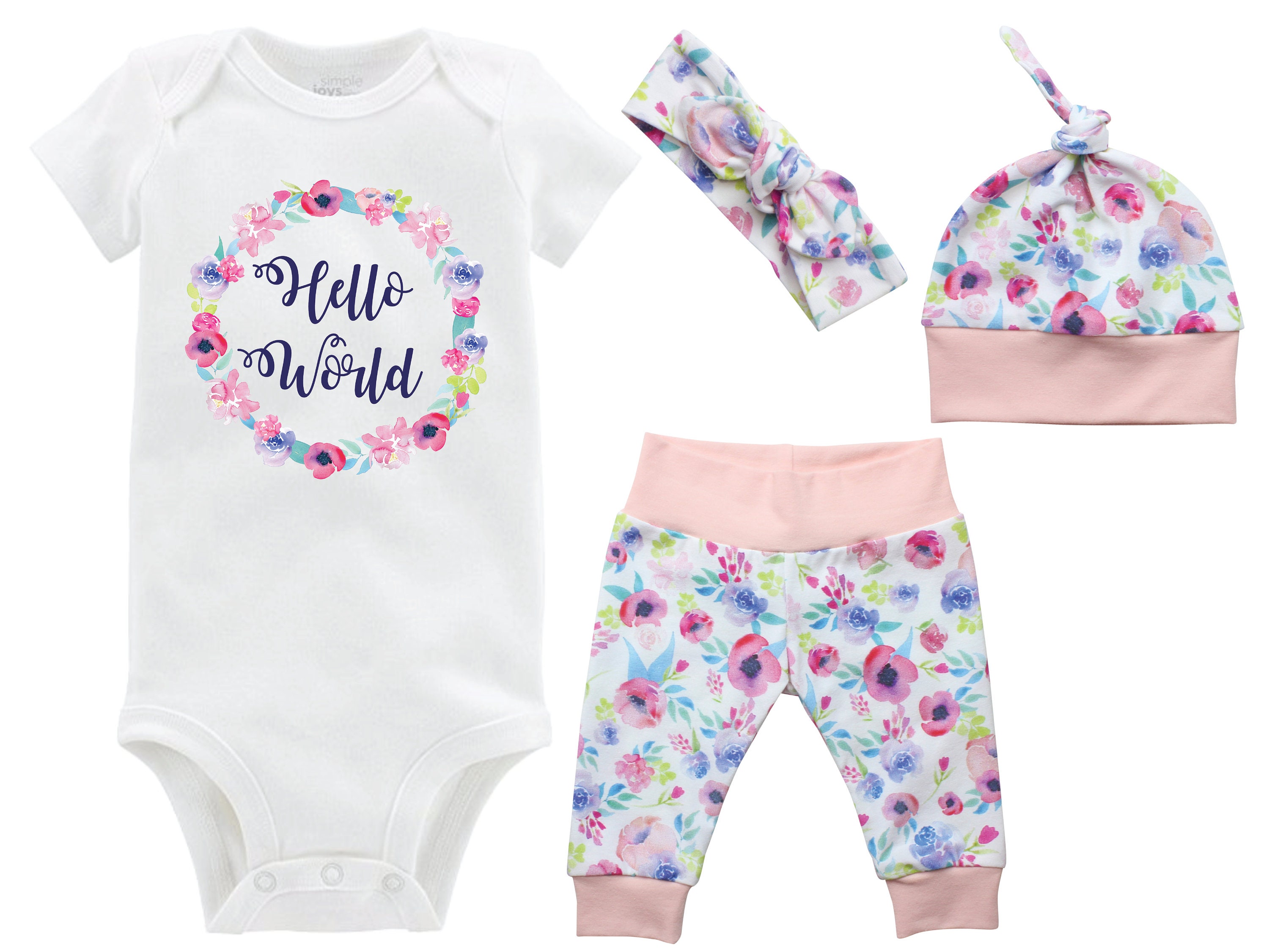 carter's hello world onesie