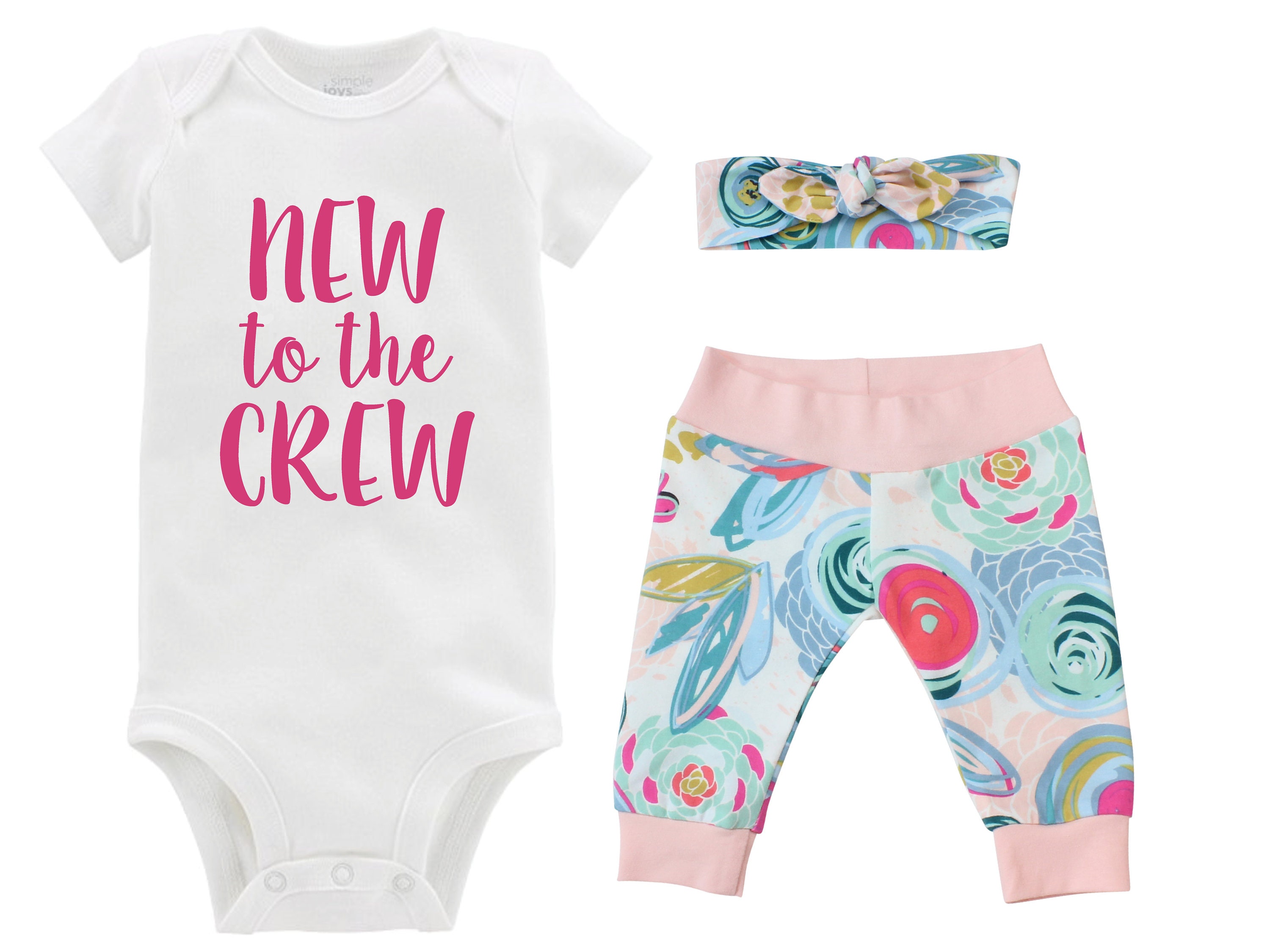 newborn leggings and headband